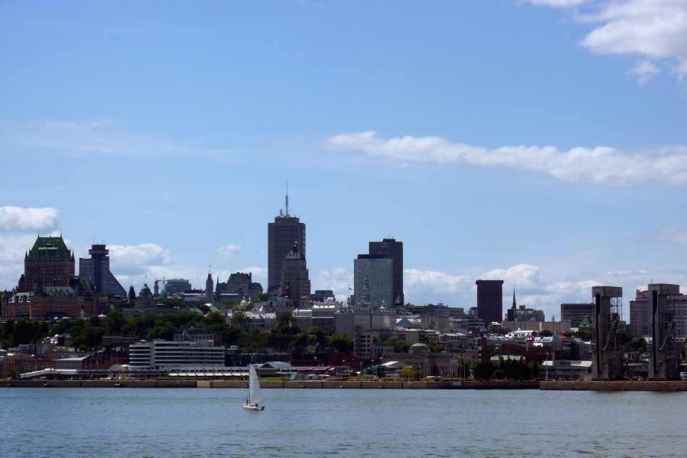 Centre-ville de Québec vue de Lévis