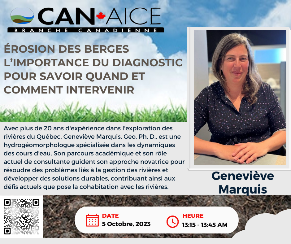 Geneviève Marquis, présente au 6e symposium de l'AICE Geneviève Marquis, présente au 6e symposium de l'AICE