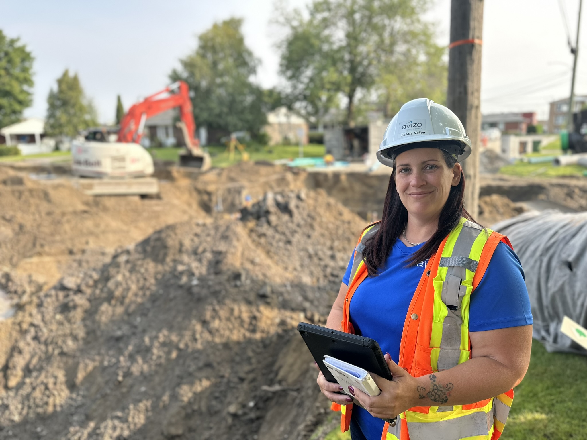 Technicienne surveillante chantier Avizo